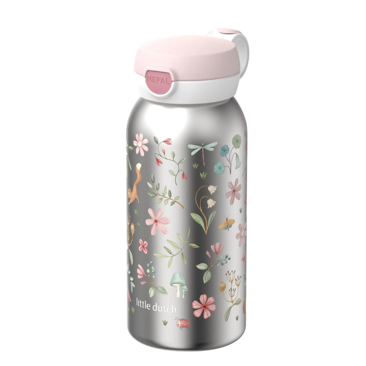 BOTELLA FLIP CAP ACERO FAIRY GARDEN