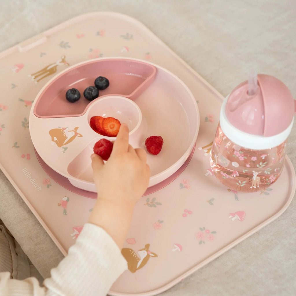 VASO CON PAJITA 300ML - FAIRY GARDEN