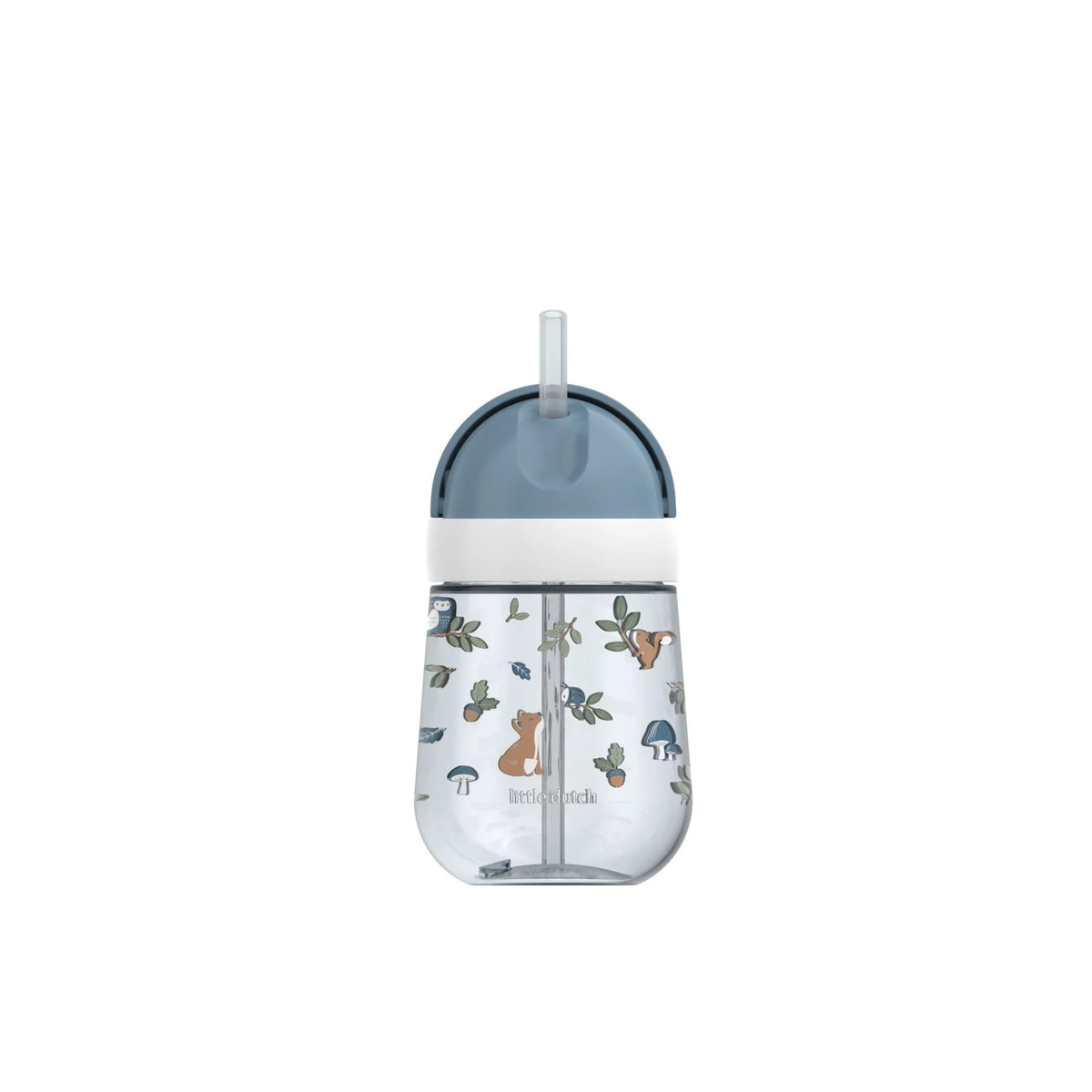 VASO CON PAJITA 300ML - FOREST