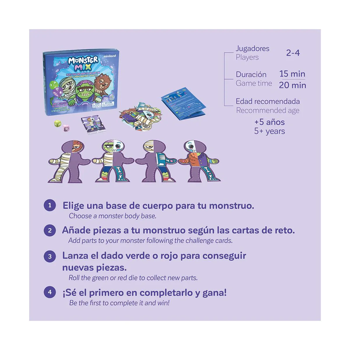 JUEGO MONSTER MIX