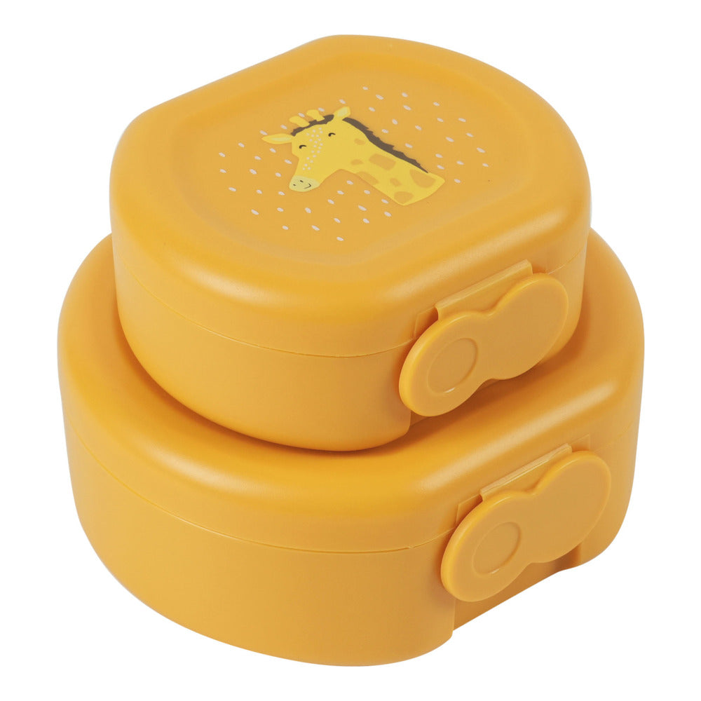 FIAMBRERA SNACK CLIP MR. GIRAFFE 2PCS