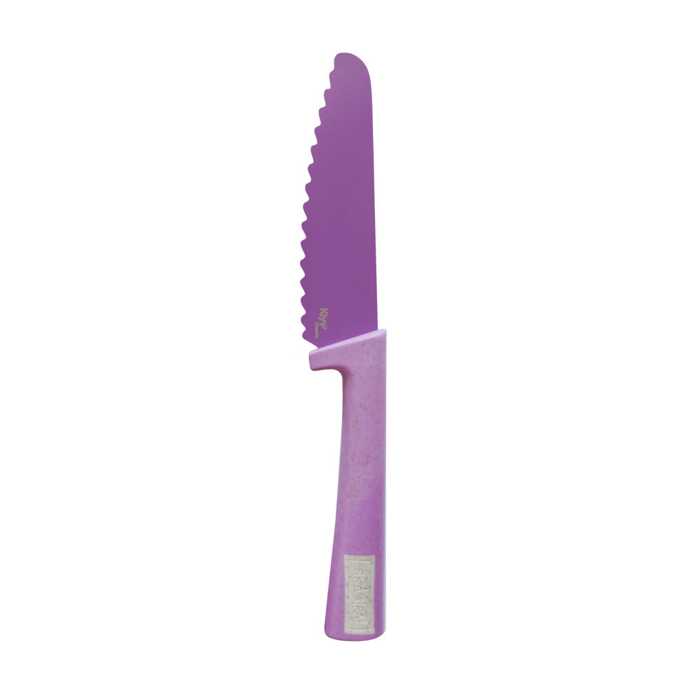 CUCHILLO CLASICO SEGURO PARA NILOS KLYV LAVANDA