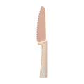 CUCHILLO CLASICO SEGURO PARA NIÑOS KLYV NARANJA