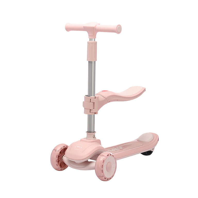 PATINETE EVOLUTIVO MUSICAL ROSA 2 EN 1