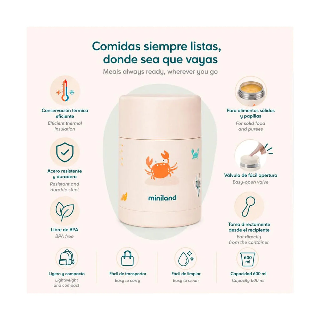 TERMO PARA COMIDAS CRABSY