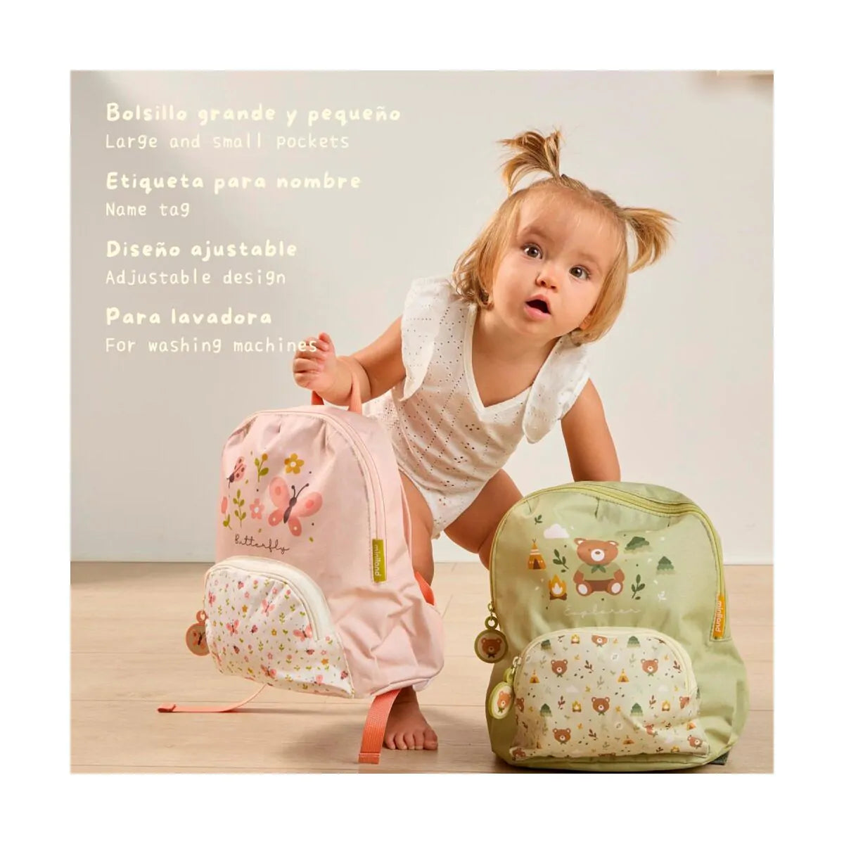 MOCHILA INFANTIL BUTTERFLY