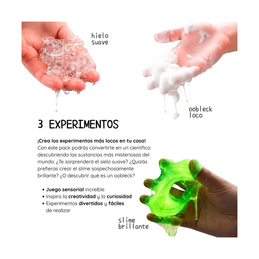EXPERIMENTOS SUSTANCIAS VISCOSAS NIÑOS