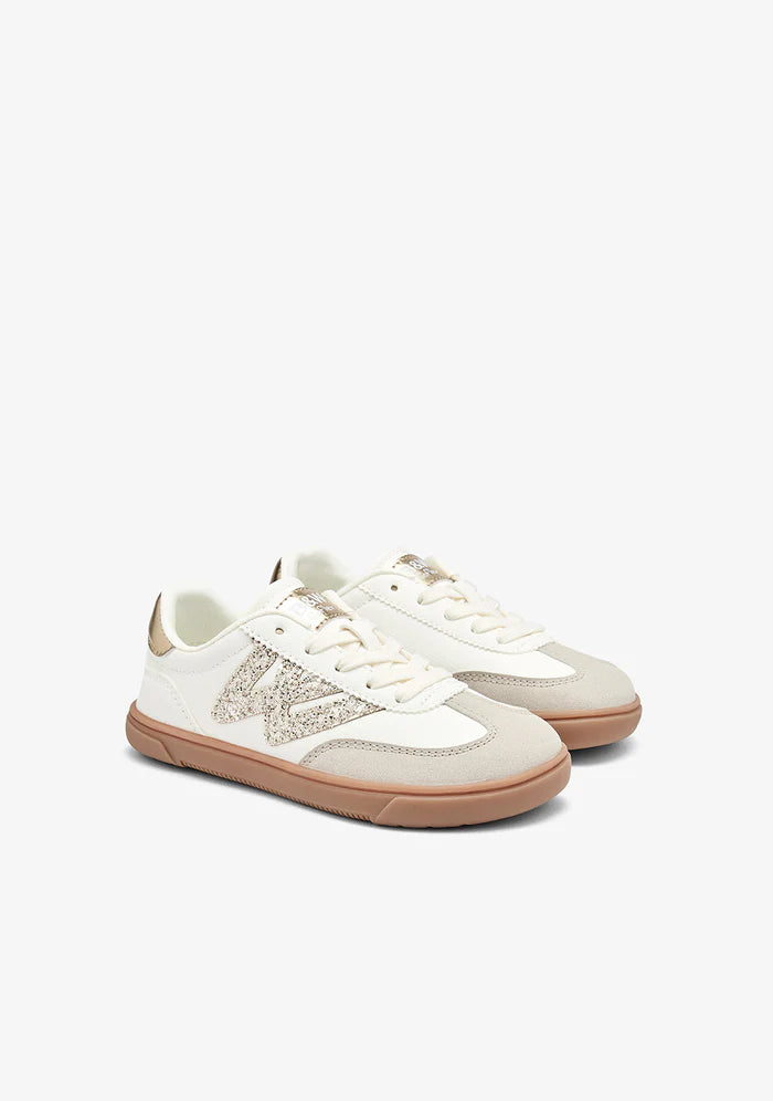 ZAPATILLAS BAREFOOT BLANCAS Y GLITTER