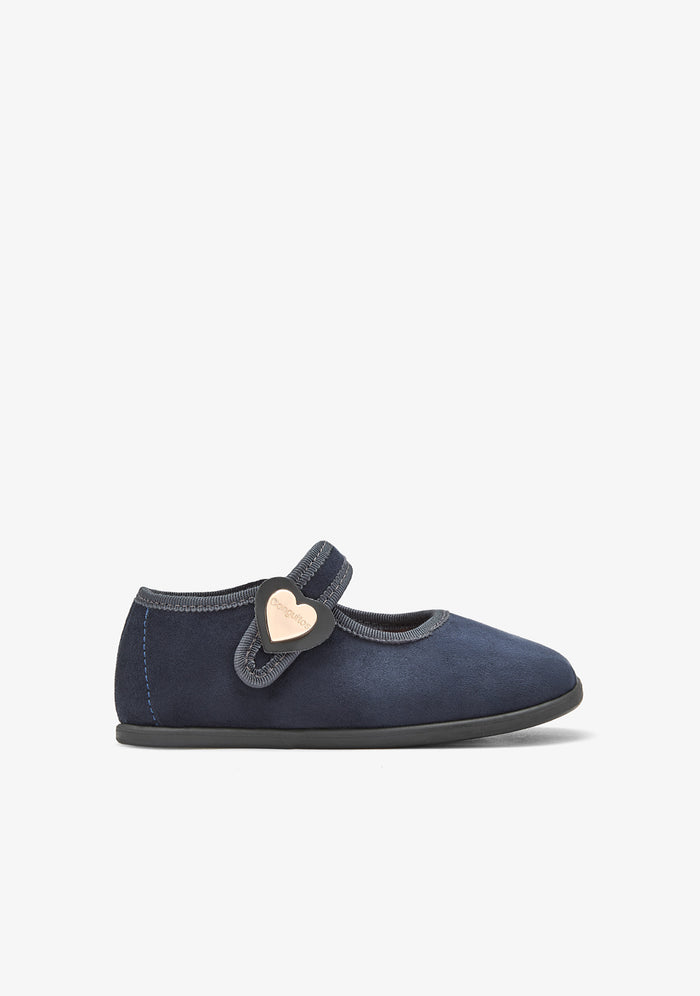 MERCEDITAS BAREFOOT AZUL MARINO CON CORAZÓN
