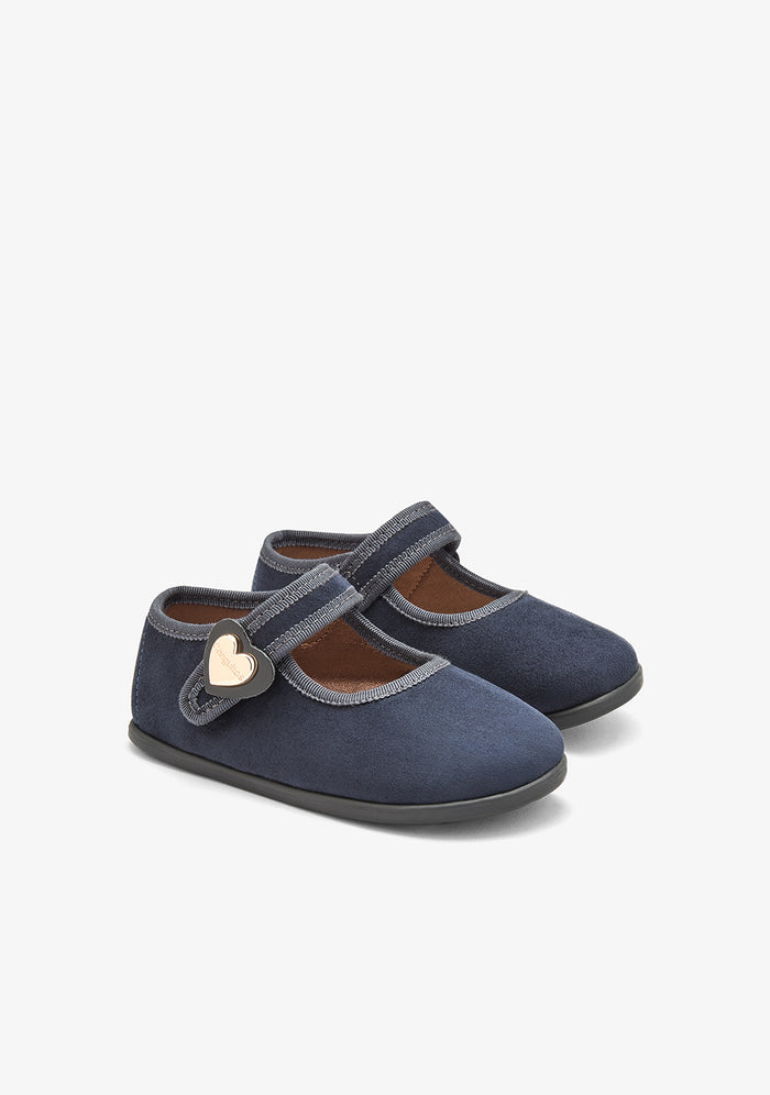 MERCEDITAS BAREFOOT AZUL MARINO CON CORAZÓN