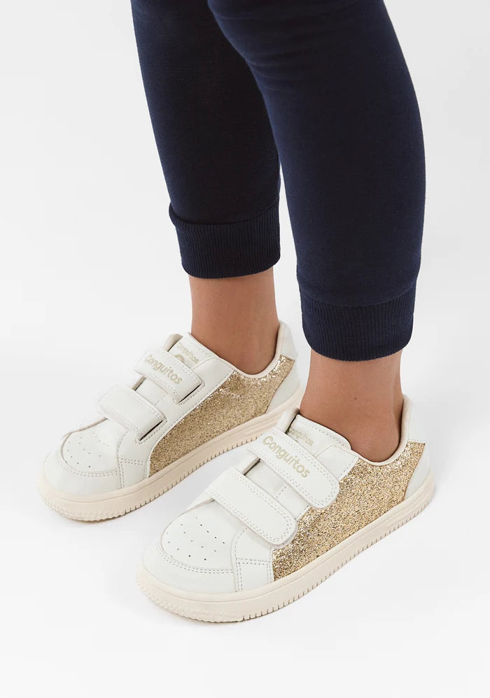 ZAPATILLAS BAREFOOT GLITTER DORADO