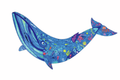 PUZZLE DE SUELO BRILLANTE BALLENA 200PCS