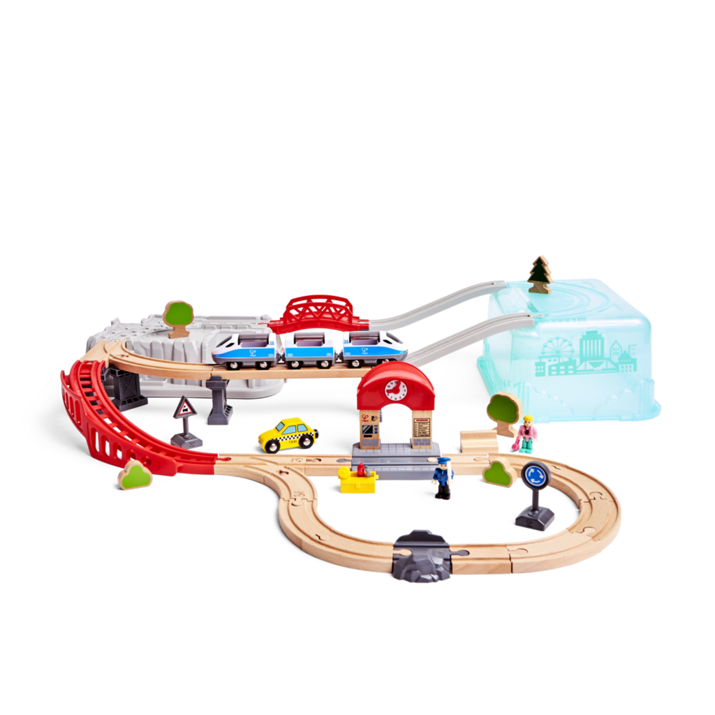 JUEGO DE BLOQUES DE CONSTRUCCIÓN TREN DE CUIDAD