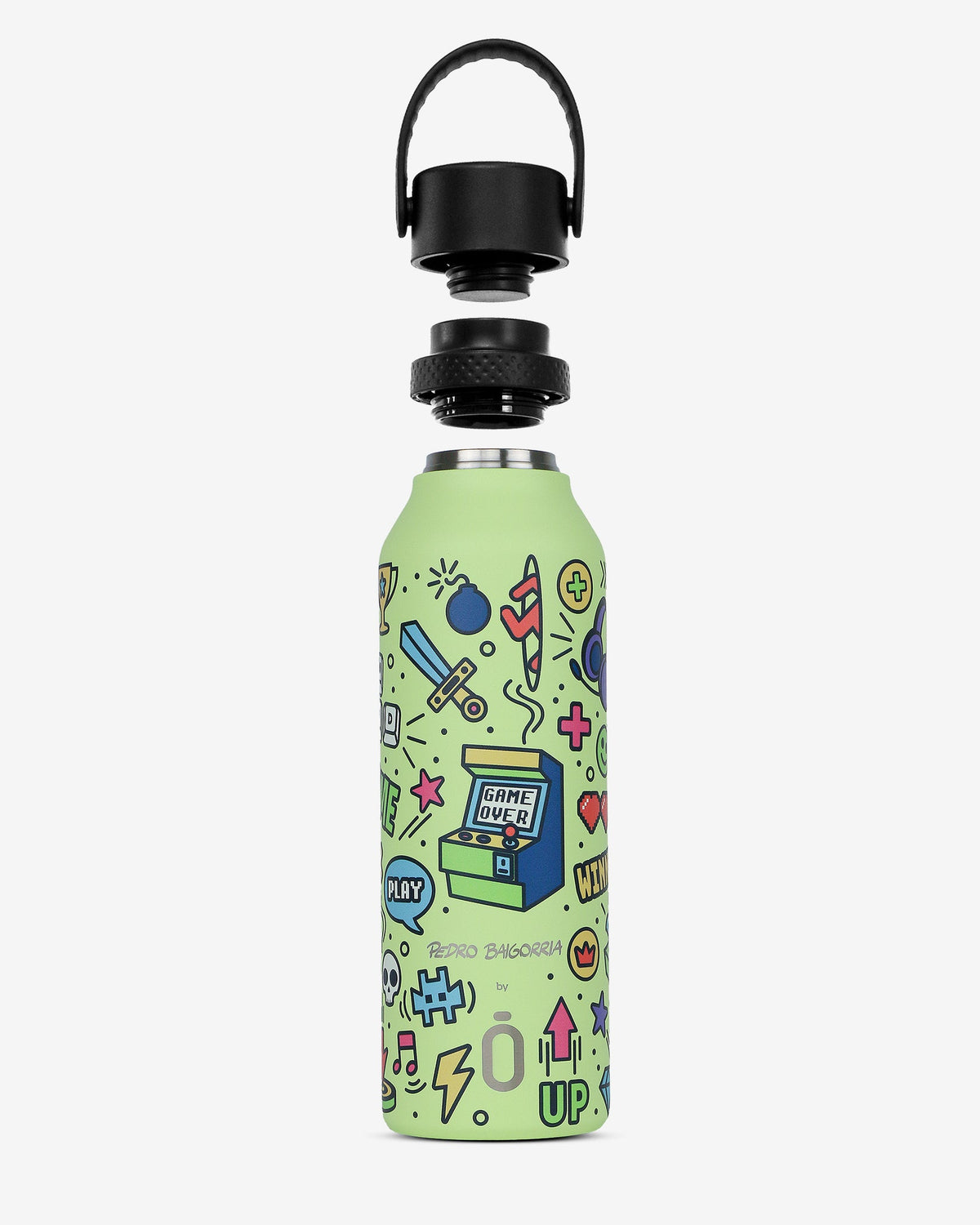 RUNBOTT MII RETRO GAMER SHARP GREEN -PEDRO BOIGARRIA- 600ML