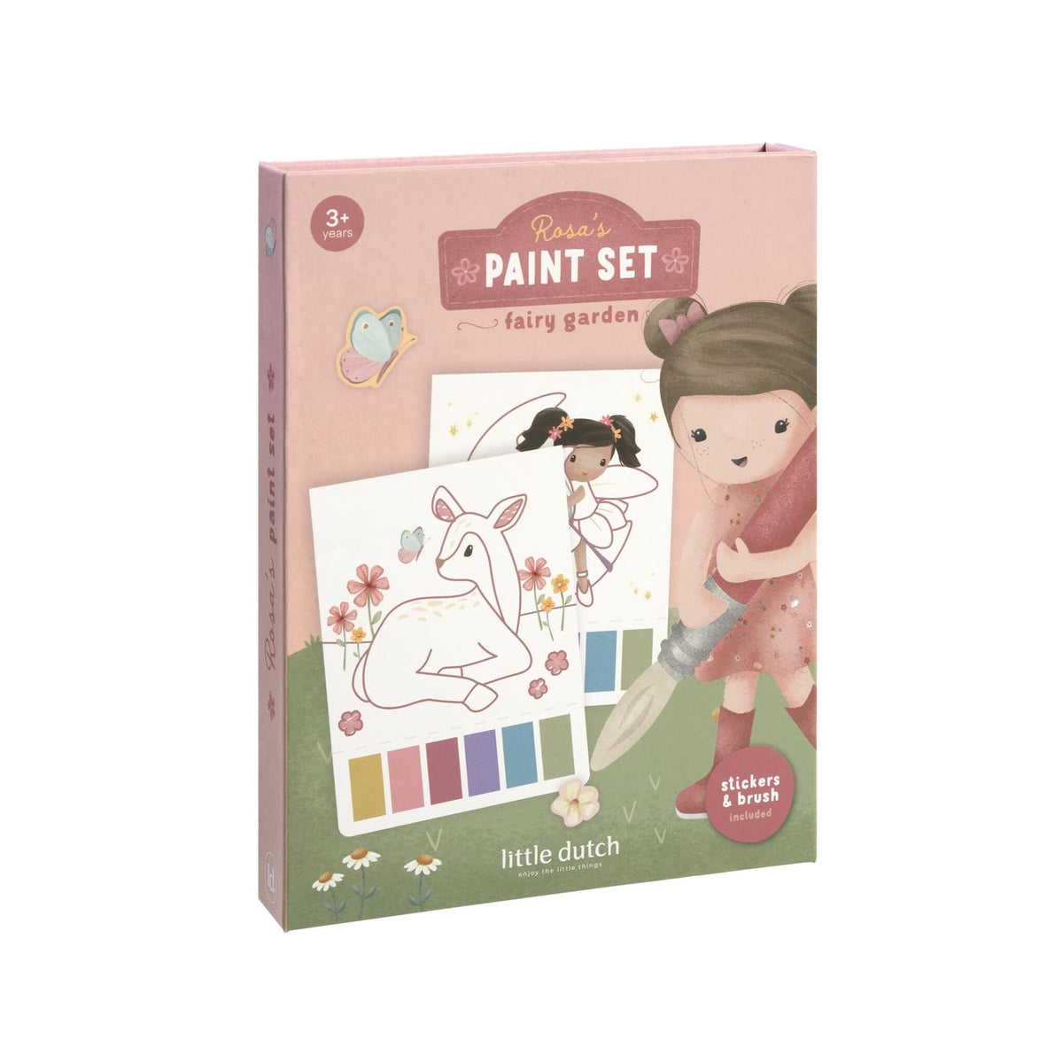 SET DE PINTURA AGUA ROSA