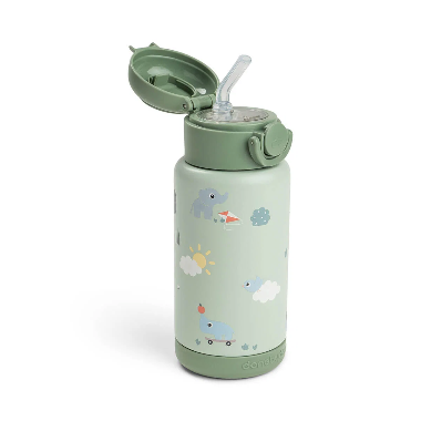 BOTELLA TÉRMICA CON PAJITA 340ML