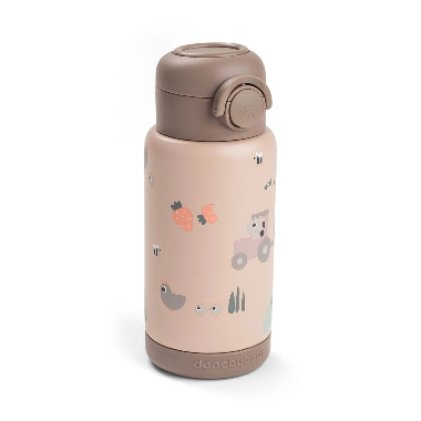 BOTELLA TÉRMICA CON PAJITA 340ML
