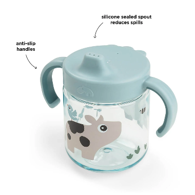 TAZA CON BOQUILLA DE APRENDIZAJE 2 ASAS - TINY FARM