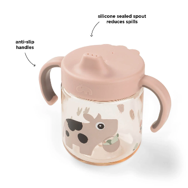 TAZA CON BOQUILLA DE APRENDIZAJE 2 ASAS - TINY FARM