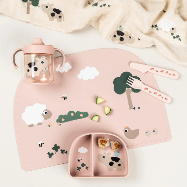 TAZA CON BOQUILLA DE APRENDIZAJE 2 ASAS - TINY FARM