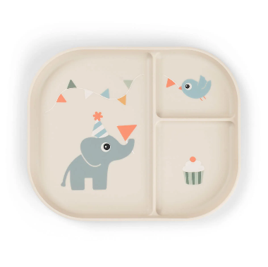 PLATO CON 3 COMPARTIMENTOS - ARENA