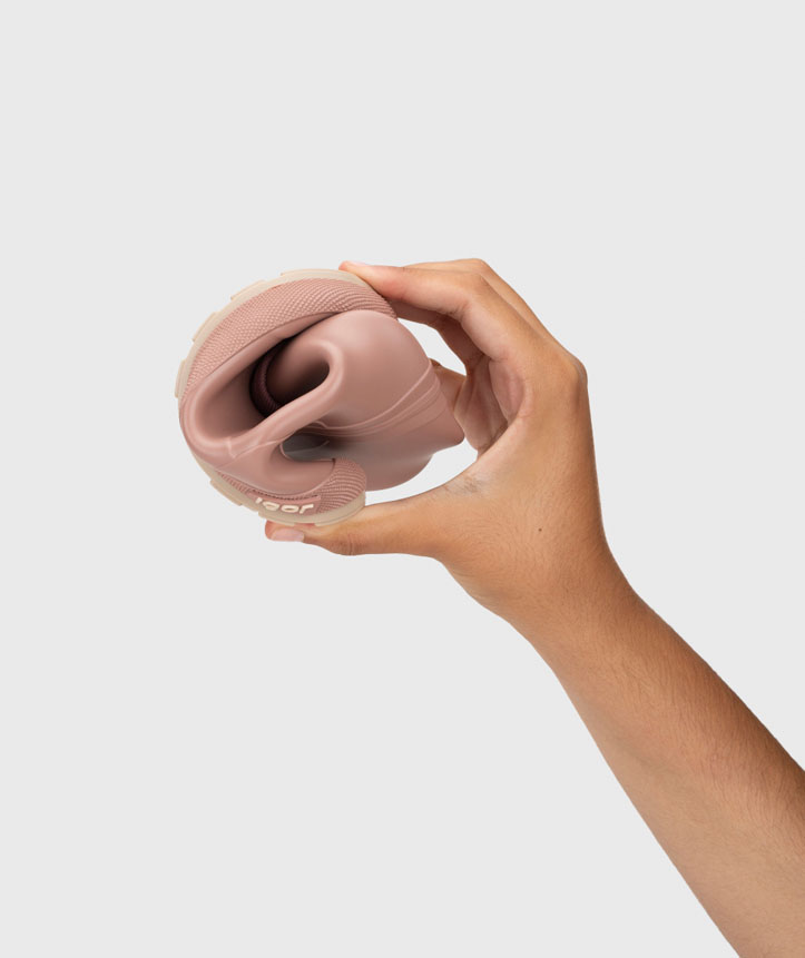 BOTA AGUA YOGI DK CUELLO ROSA