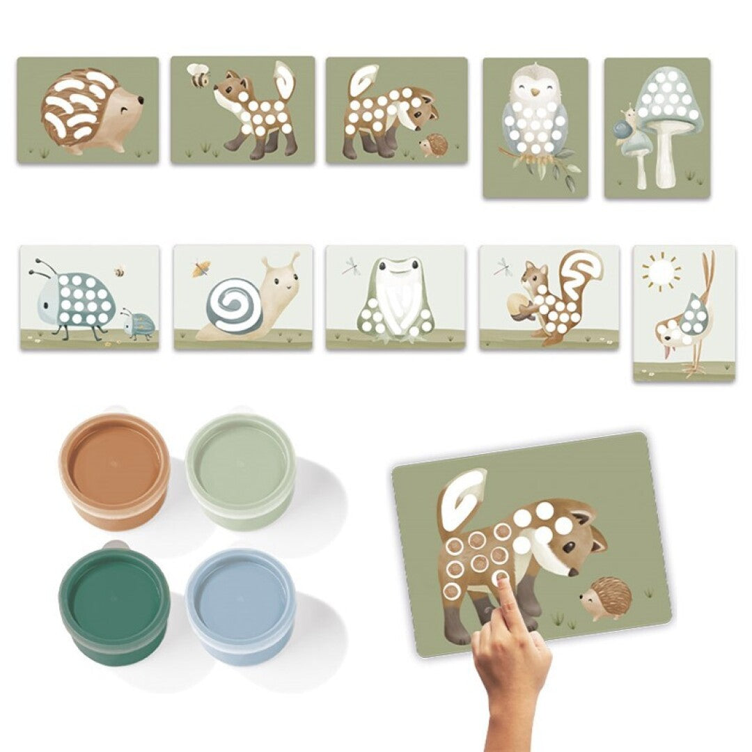 SET PINTURA DE DEDOS FOREST FRIENDS