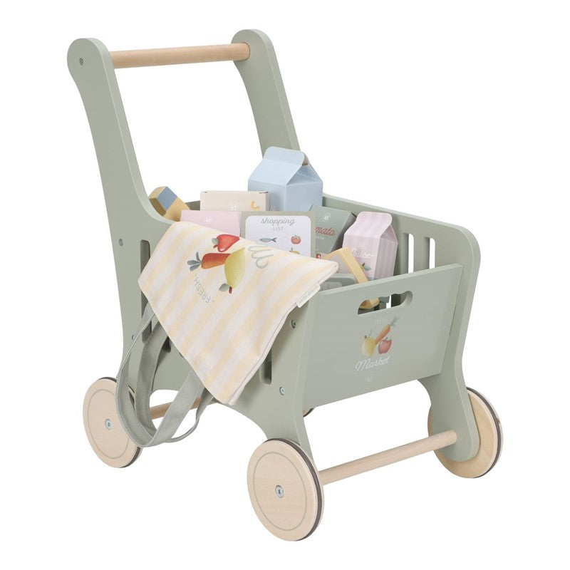 CARRITO DE LA COMPRA DE MADERA