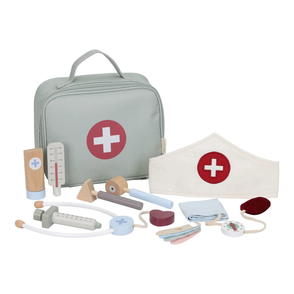 SET DE MÉDICO DE MADERA