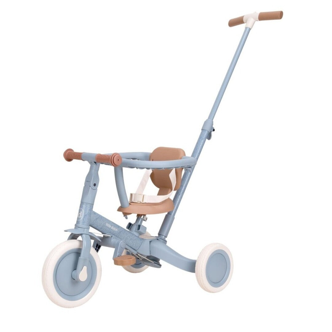 TRICICLO CON BARRA SAFARI DREAMS AZUL