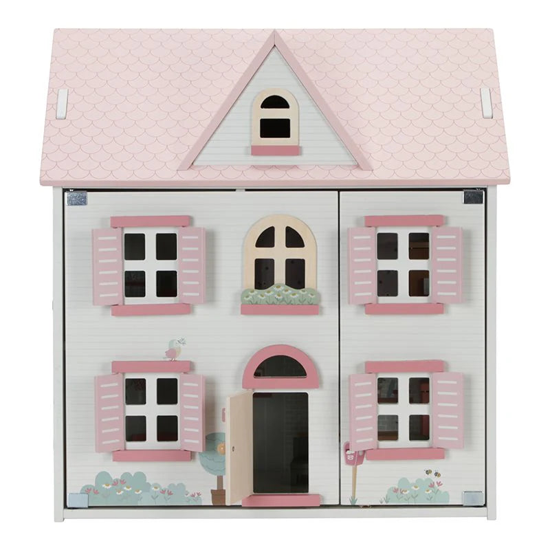 CASA DE MUÑECAS DE MADERA