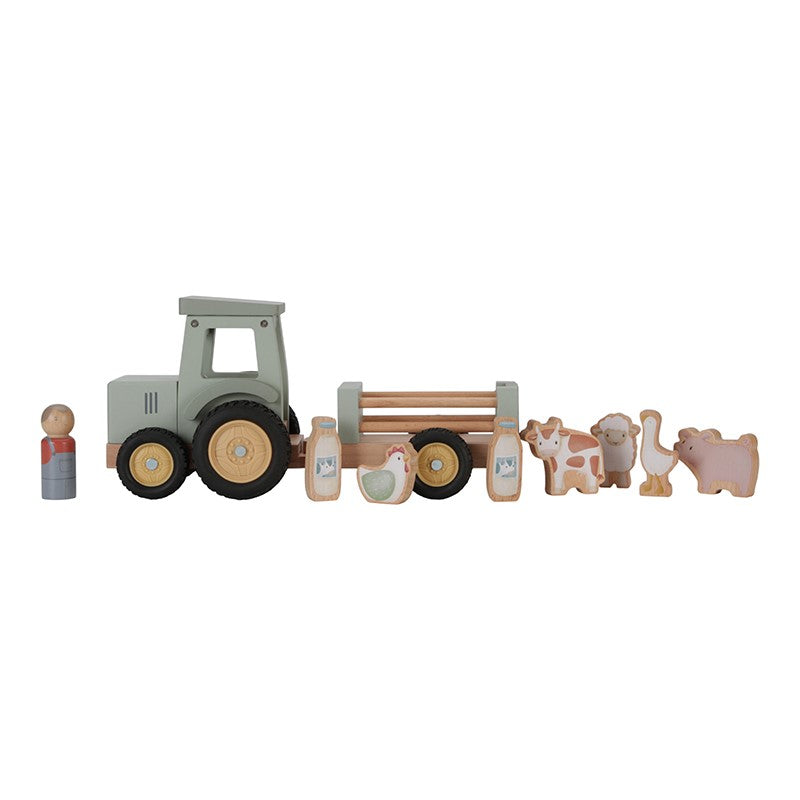TRACTOR CON TRAILER PEQUEÑA GRANJA