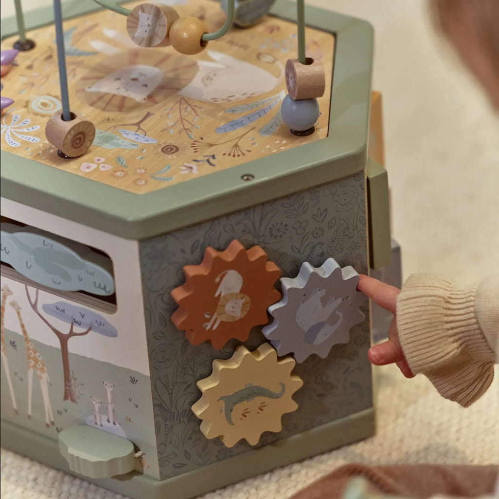 CUBO ACTIVIDADES DE MADERA - FAIRY GARDEN