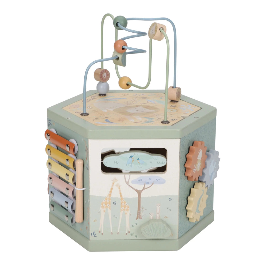 CUBO ACTIVIDADES DE MADERA - FAIRY GARDEN