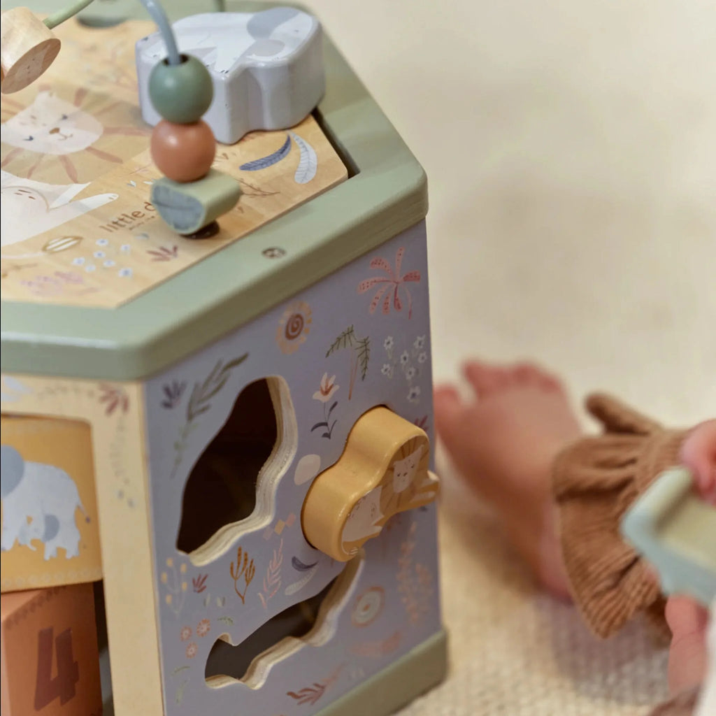 CUBO ACTIVIDADES DE MADERA - FAIRY GARDEN