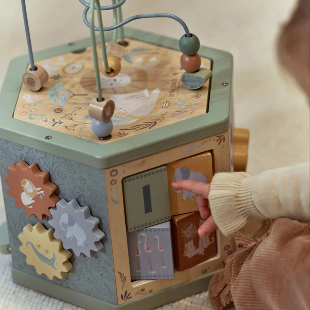 CUBO ACTIVIDADES DE MADERA - FAIRY GARDEN