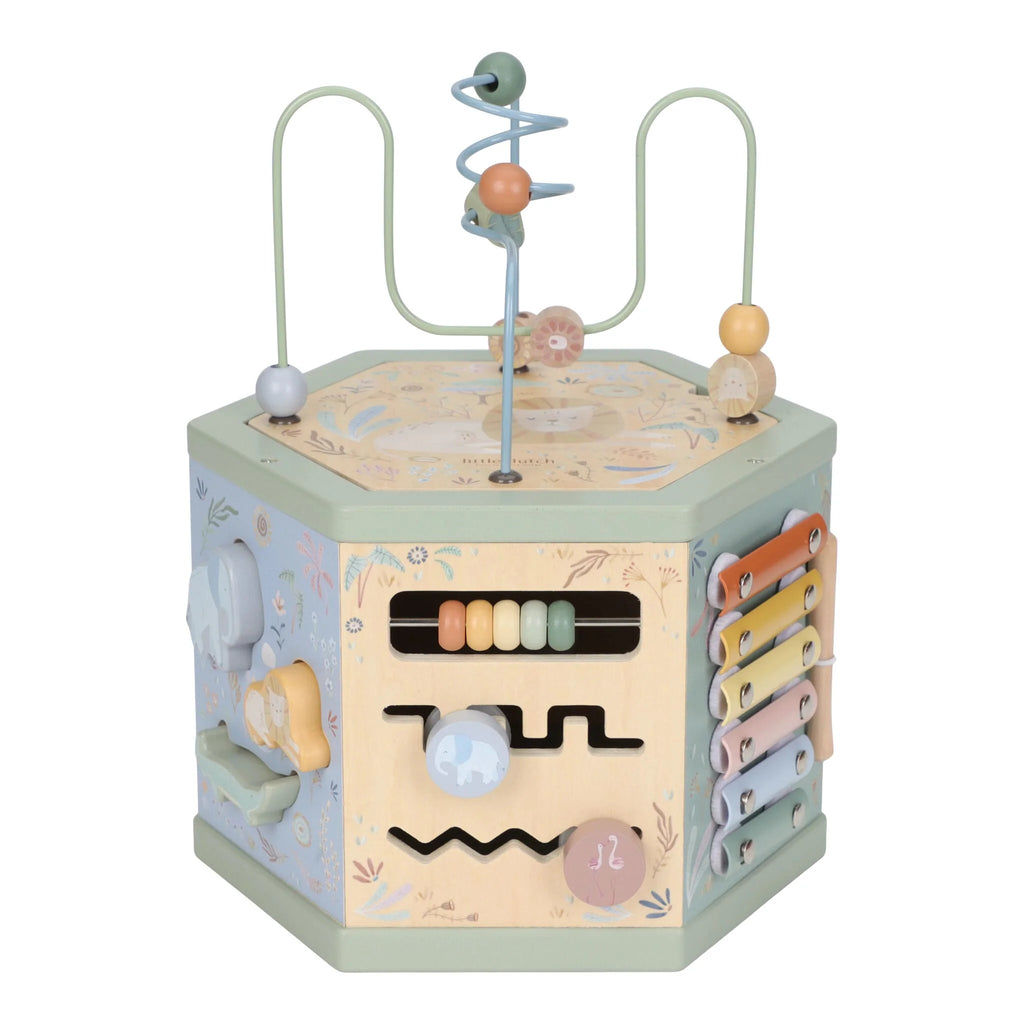CUBO ACTIVIDADES DE MADERA - FAIRY GARDEN