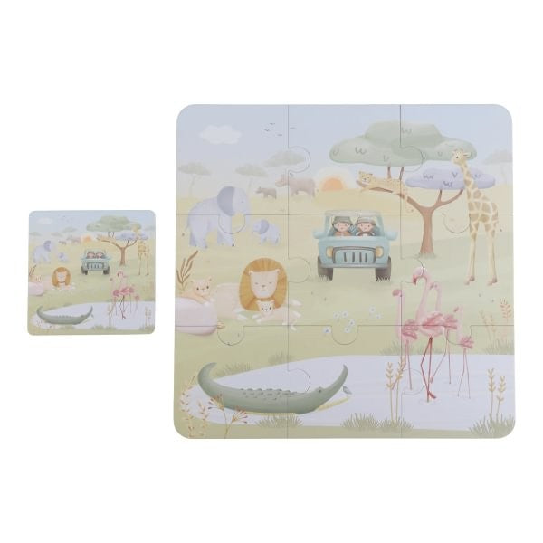 PUZZLE 6 EN 1 SAFARI FRIENDS