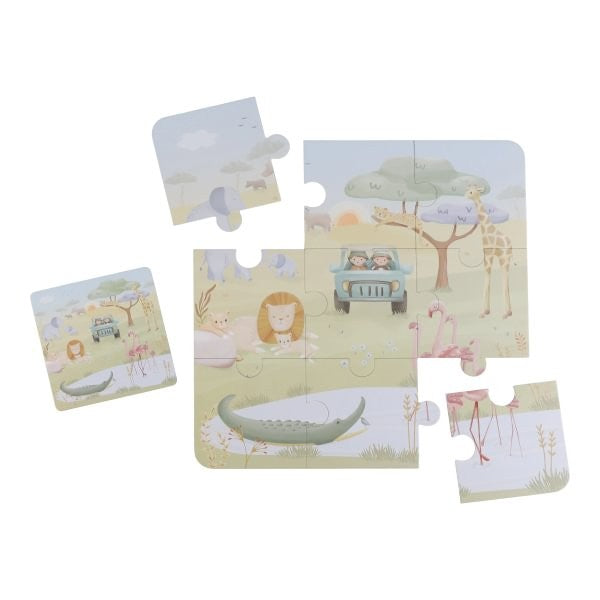 PUZZLE 6 EN 1 SAFARI FRIENDS