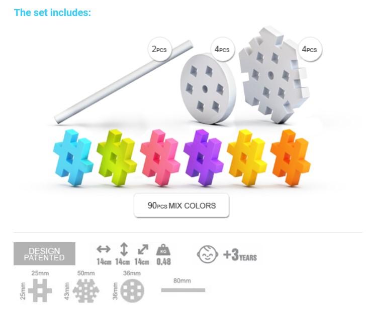 MELI BASIC CONSTRUCTOR 100 PCS