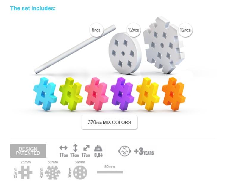 MELI BASIC CONSTRUCTOR 400PCS