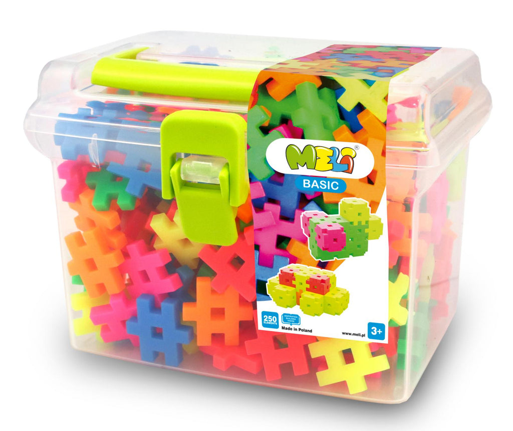 MELI BASIC NEON TRAVEL BOX 250PCS