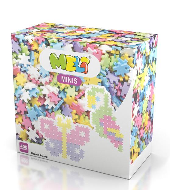 MELI MINI PASTEL 400PCS