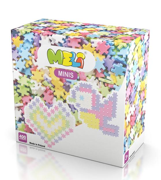 MELI MINI PASTEL 400PCS