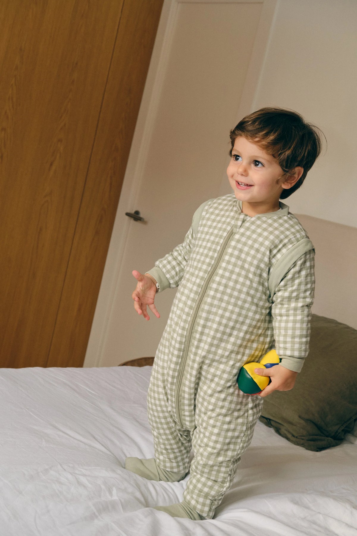PIJAMA MANTA CON MANGAS Y CALCETINES -MINT TEA- TOG 2.5