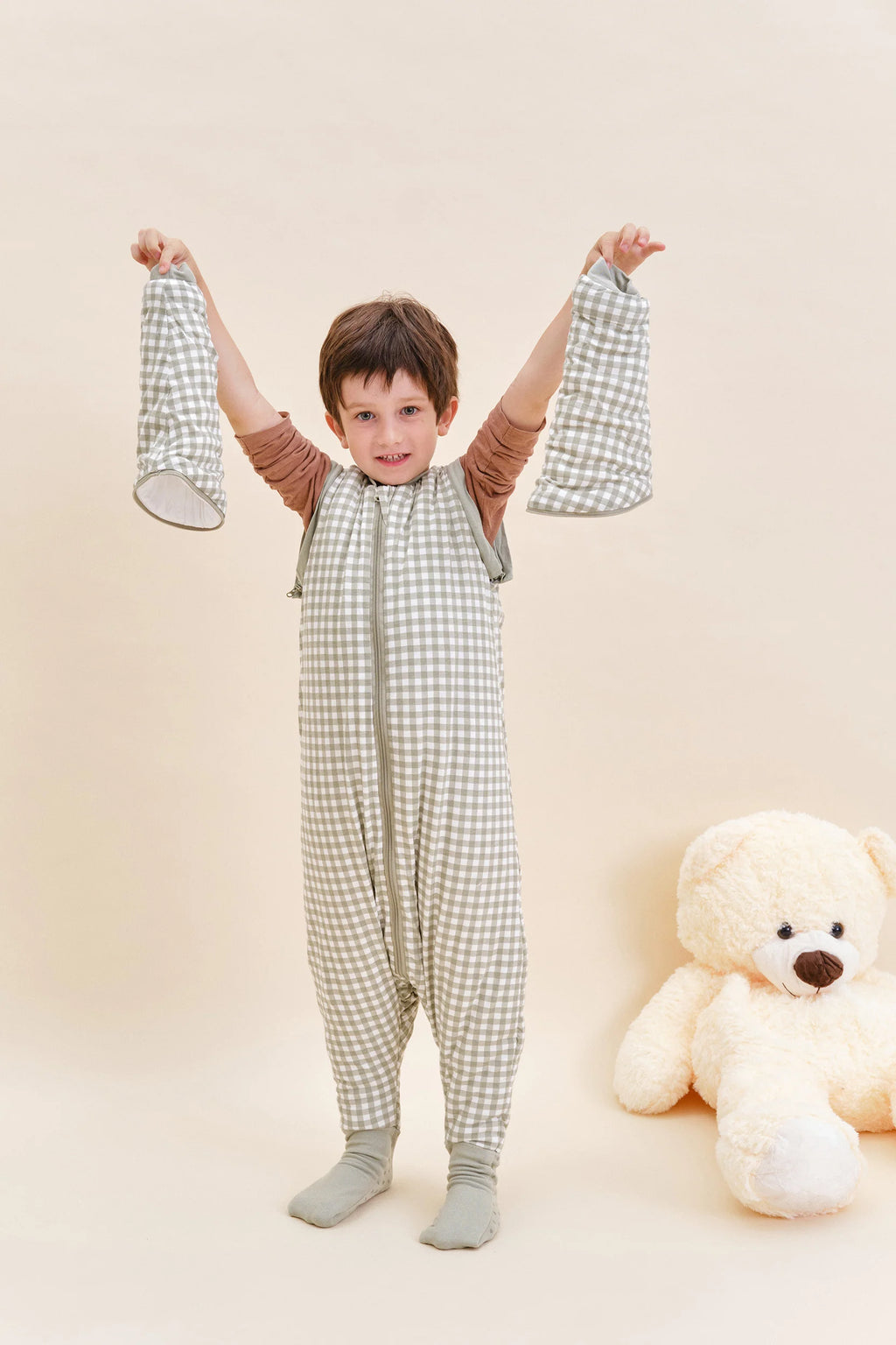 PIJAMA MANTA CON MANGAS Y CALCETINES -MINT TEA- TOG 2.5