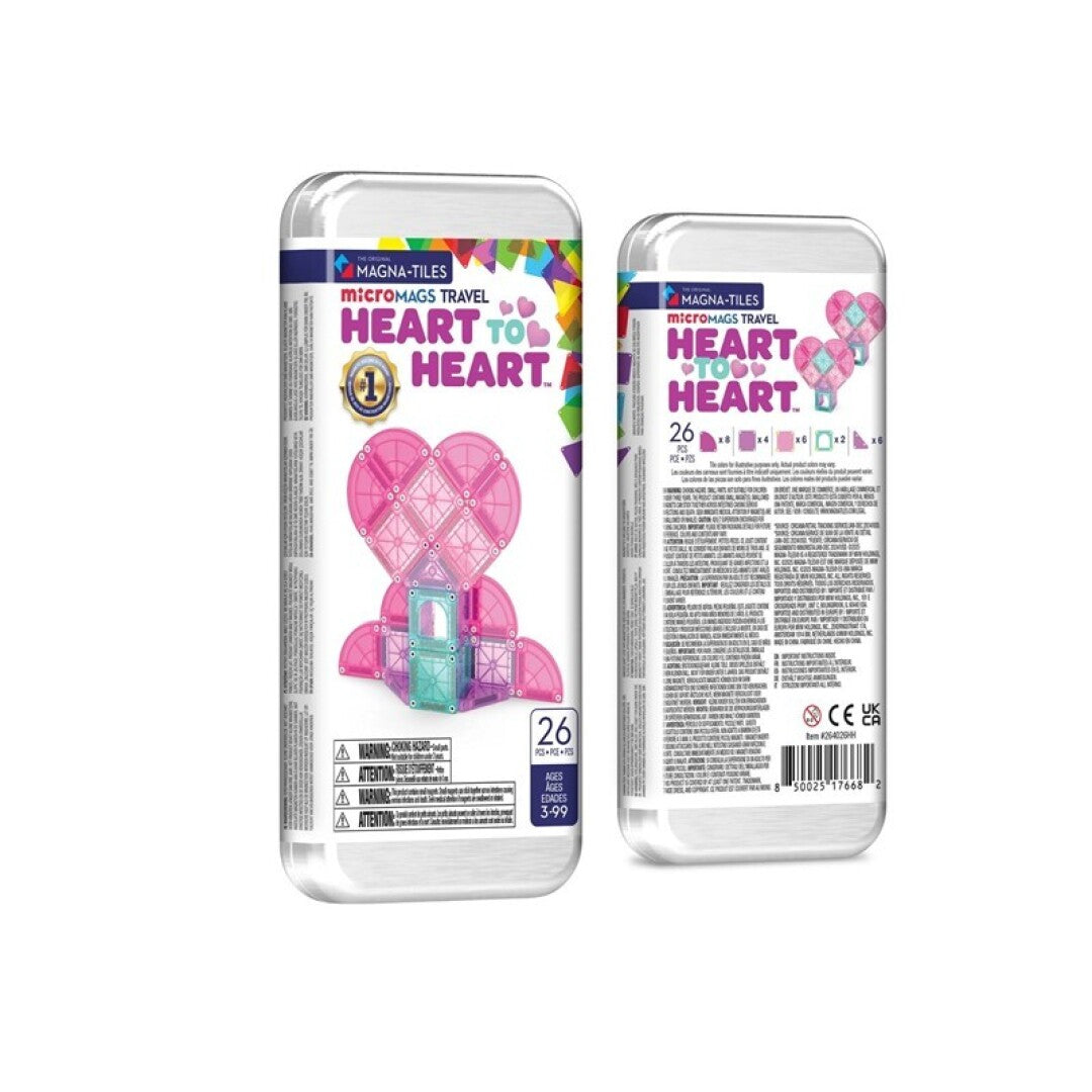 MAGNA-T MICROMAGS HEART TRAVEL SET