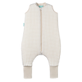 PIJAMA MANTA CON CALCETINES ANTIDESLIZANTES -VICHY BEIGE- TOG 2.5