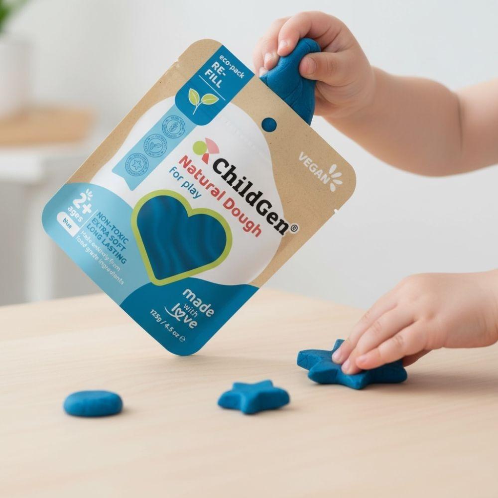 PACK 9 BOLSAS PLASTILINA NATURAL (125G)