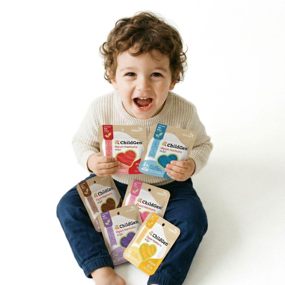 PACK 9 BOLSAS PLASTILINA NATURAL (125G)